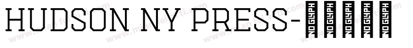 Hudson NY Press字体转换